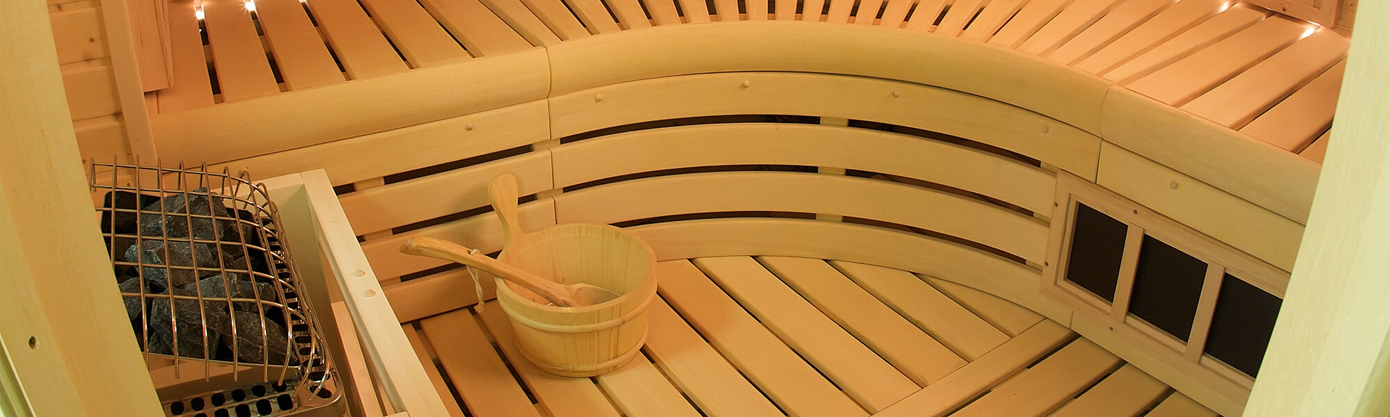 Help relieve tensions headaches with a sauna