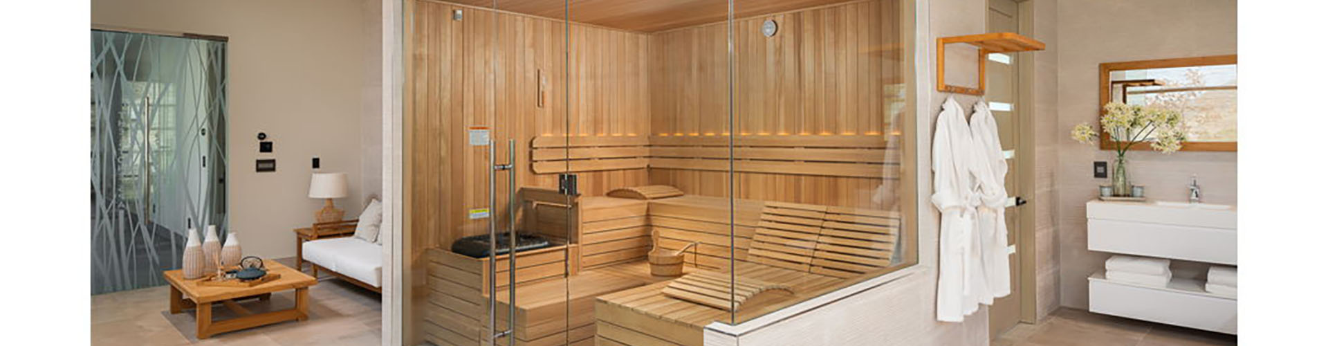 Hoogte Oneffenheden Integreren Sauna Brings Wellness & Relaxation to Luxury Home Spa - Great Atlantic Hot  Tubs