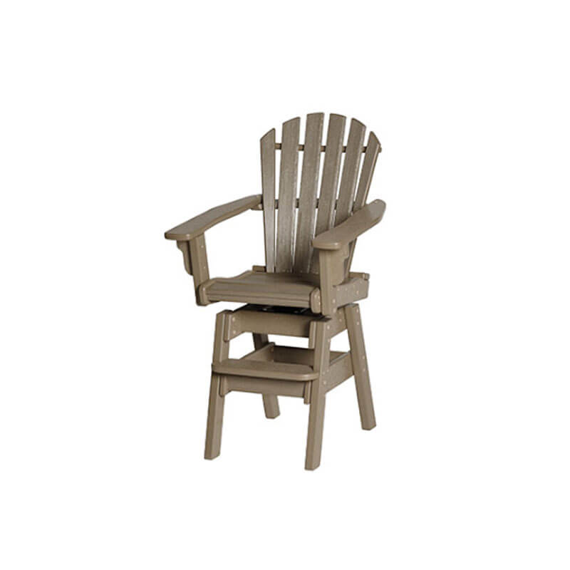 Coastal Swivel Bar Chair