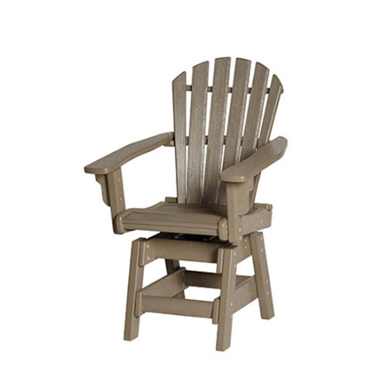 Coastal Swivel Dining Chair